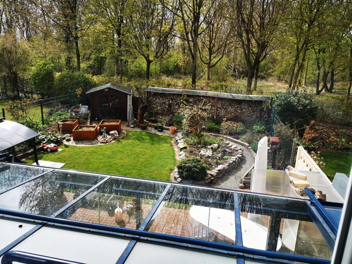 Naturnahe Schoene Neu Gestaltete Ferienwohnung Würselen Exterior foto
